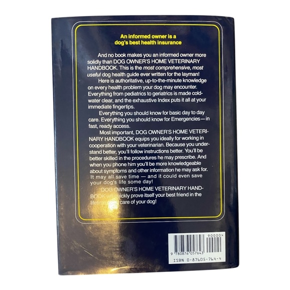 “Dog owners home veterinary handbook” hardcover - Picture 2 of 15